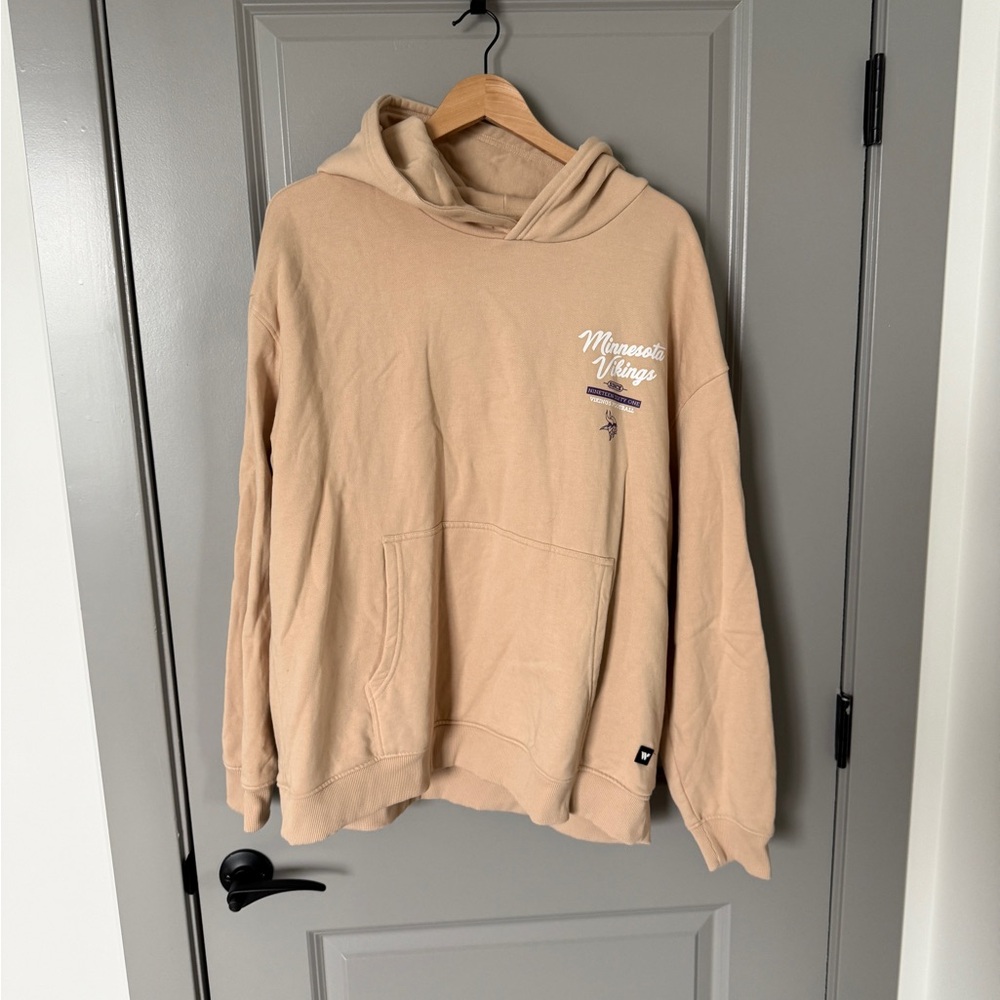 Minnesota Vikings Tan Hoodie